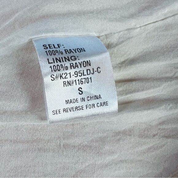 KARLIE Dress White Coral Size S - Picture 4 of 4